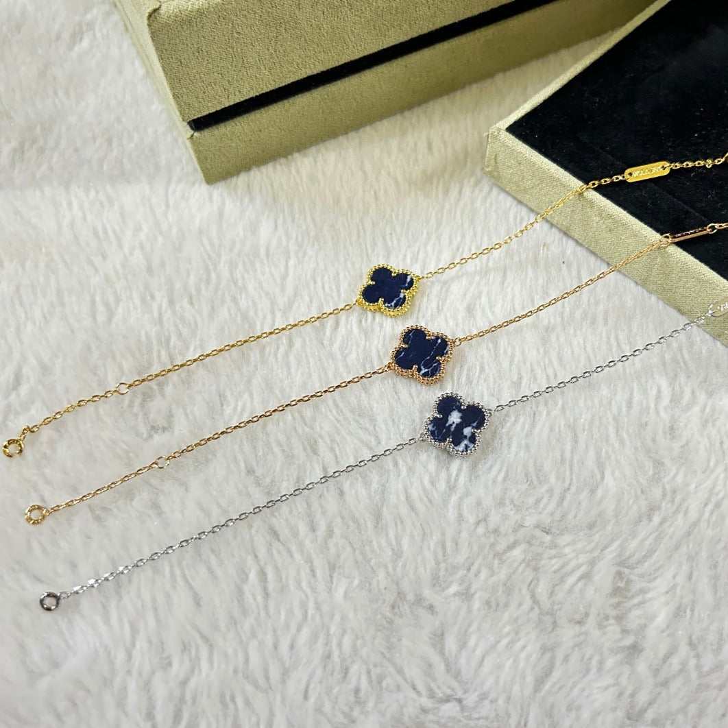 ¡®lume Jewelry¡¯CLOVER 1 MOTIF PIETERSITE BRACELET