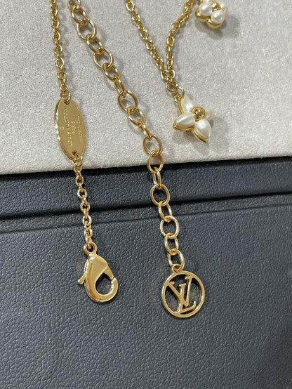 ¡®lume Jewelry¡¯FLOWERGRAM GOLD MOP DOUBLE ROW NECKLACE