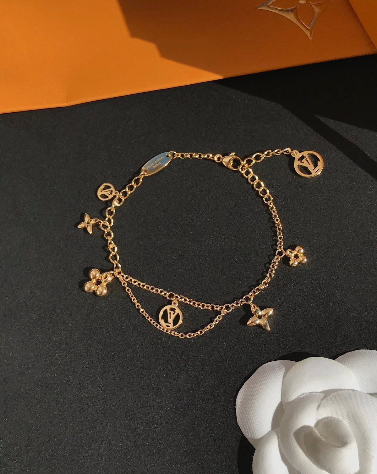 ¡®lume Jewelry¡¯BLOOMING PINK GOLD MOP BRACELET
