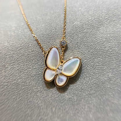 ¡®lume Jewelry¡¯BUTTERFLY MOP DIAMOND NECKLACE