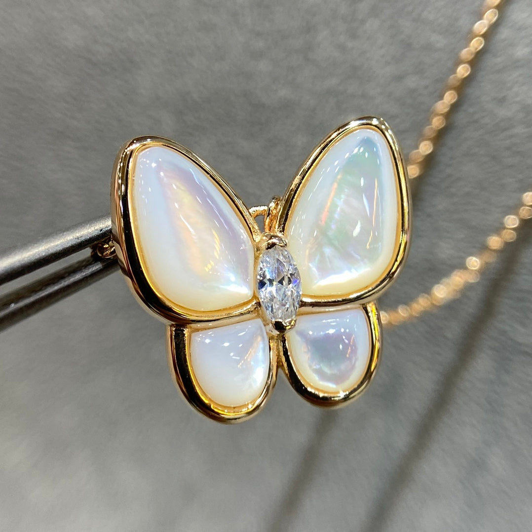 ¡®lume Jewelry¡¯BUTTERFLY MOP DIAMOND NECKLACE