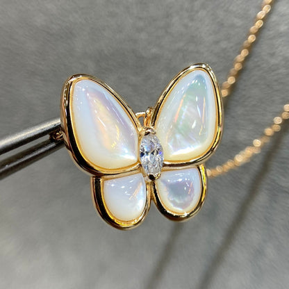 ¡®lume Jewelry¡¯BUTTERFLY MOP DIAMOND NECKLACE