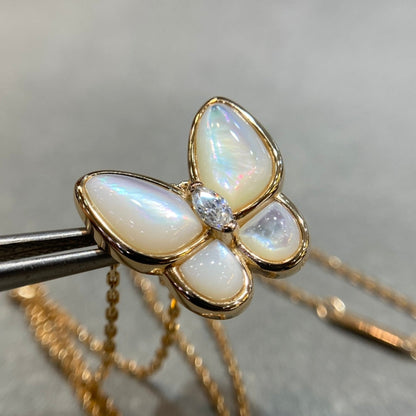 ¡®lume Jewelry¡¯BUTTERFLY MOP DIAMOND NECKLACE