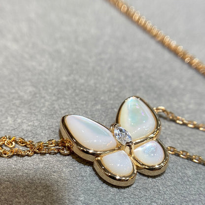 ¡®lume Jewelry¡¯BUTTERFLY MOP DIAMOND NECKLACE