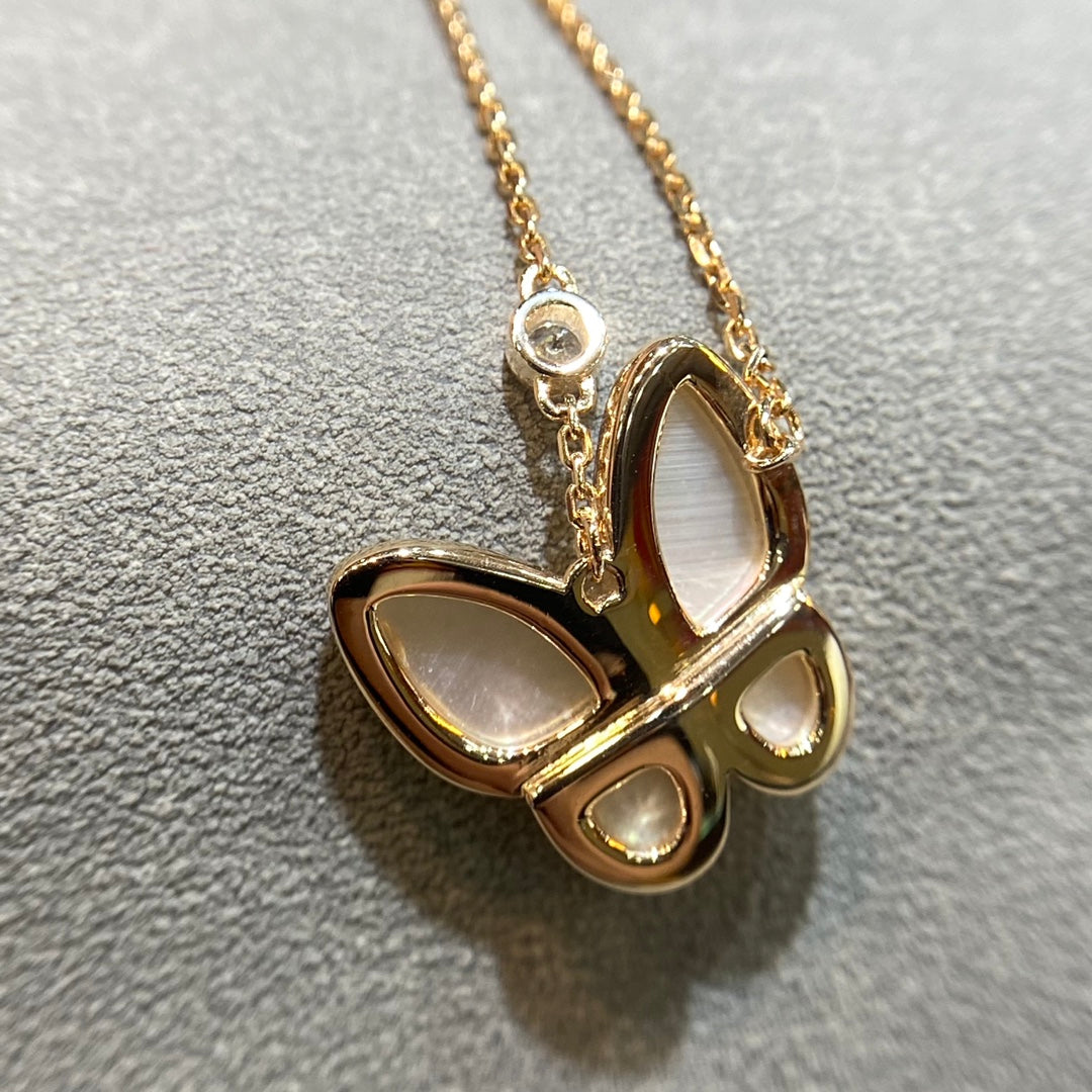 ¡®lume Jewelry¡¯BUTTERFLY MOP DIAMOND NECKLACE