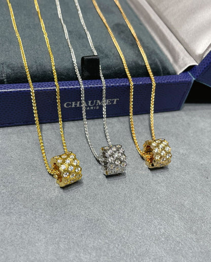 ¡®lume Jewelry¡¯BEE LOVE DIAMOND PAVED 3 ROW NECKLACE