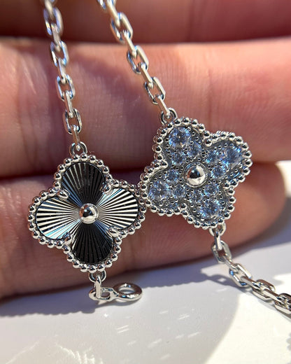 [lume Jewelry]New  CLOVER 5 MOTIF LASER BRACELET COLLECTION
