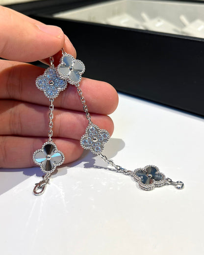 [lume Jewelry]New  CLOVER 5 MOTIF LASER BRACELET COLLECTION