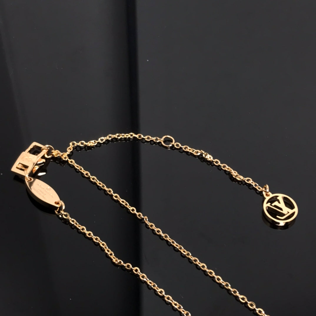 ¡®lume Jewelry¡¯COLOR BLOSSOM PINK MOP SUN GOLD NECKLACE