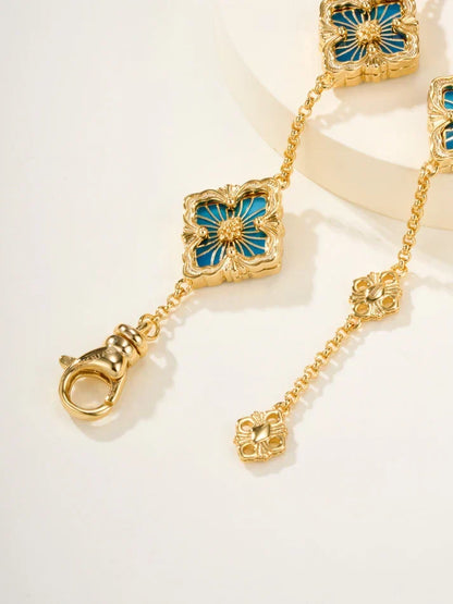 [lume Jewelry]B.C.L ENAMELED Five-Flower Bracelet£¨Various Colors)