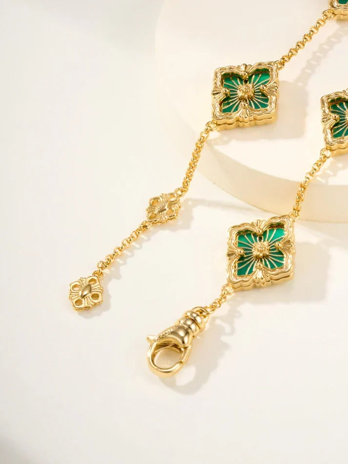 [lume Jewelry]B.C.L ENAMELED Five-Flower Bracelet£¨Various Colors)