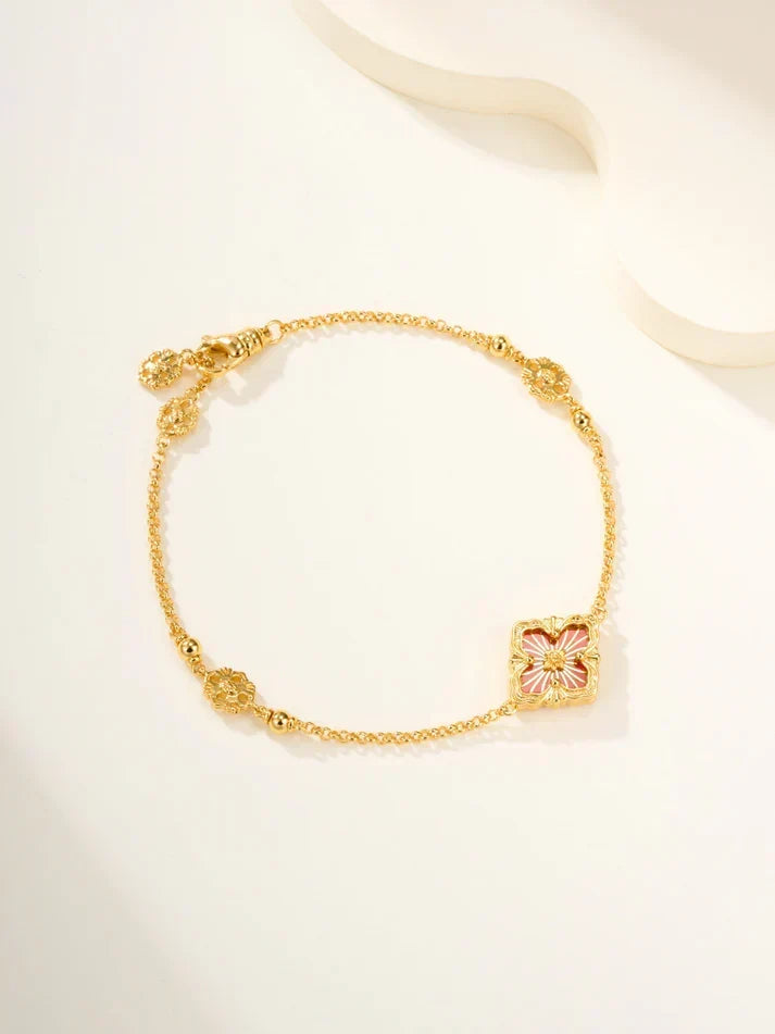 [lume Jewelry]B.C.L ENAMELED One-Flower Bracelet£¨Various Colors)