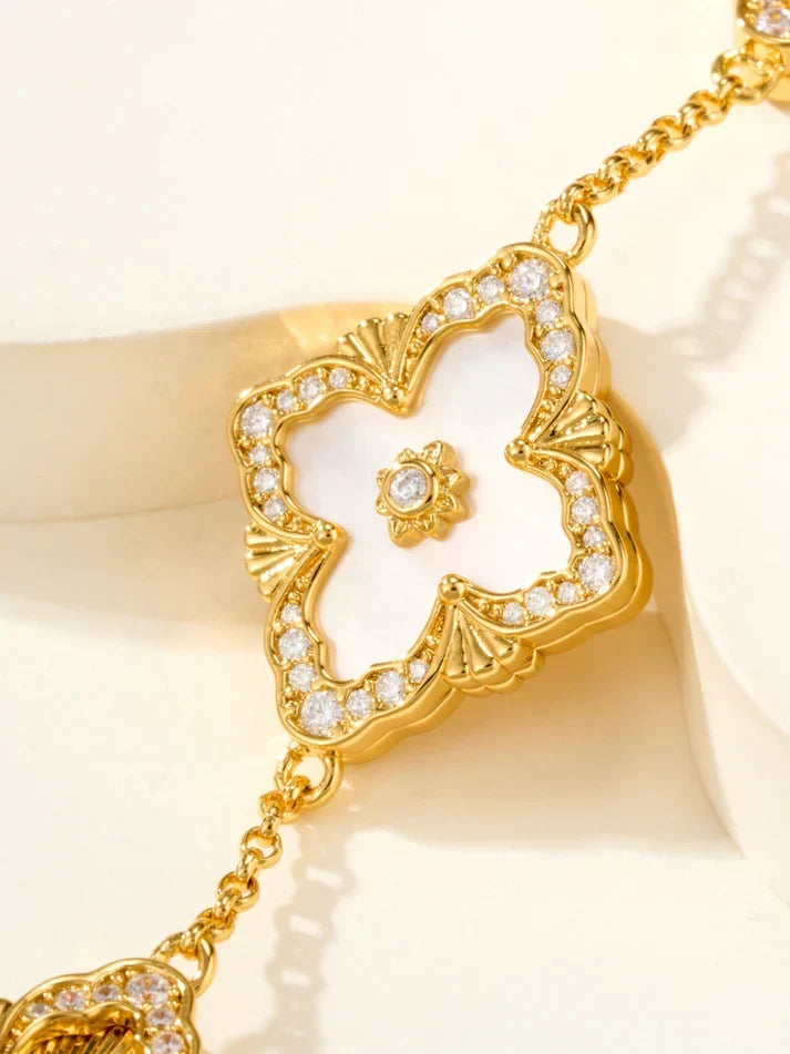 [lume Jewelry]B.C.L ENAMELED Five-Flower Bracelet£¨Various Colors) BIG SIZE