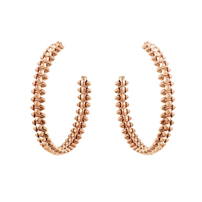 ¡®lume Jewelry¡¯CLASH LARGE HOOP EARRINGS