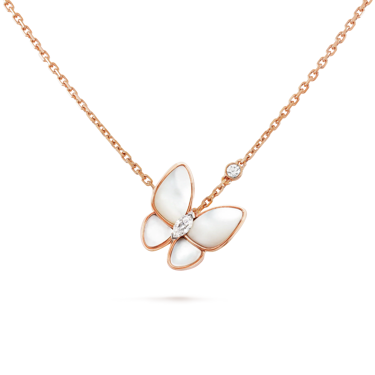 ¡®lume Jewelry¡¯BUTTERFLY MOP DIAMOND NECKLACE