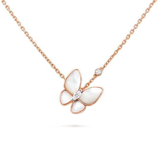 ¡®lume Jewelry¡¯BUTTERFLY MOP DIAMOND NECKLACE