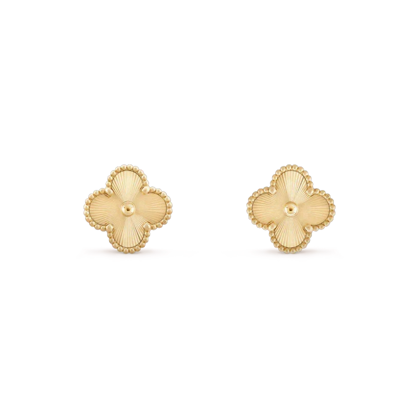 ¡®lume Jewelry¡¯CLOVER MINI 9.5MM LASER EARRINGS
