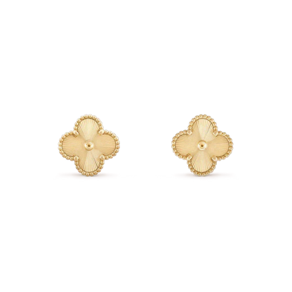 ¡®lume Jewelry¡¯CLOVER MINI 9.5MM LASER EARRINGS