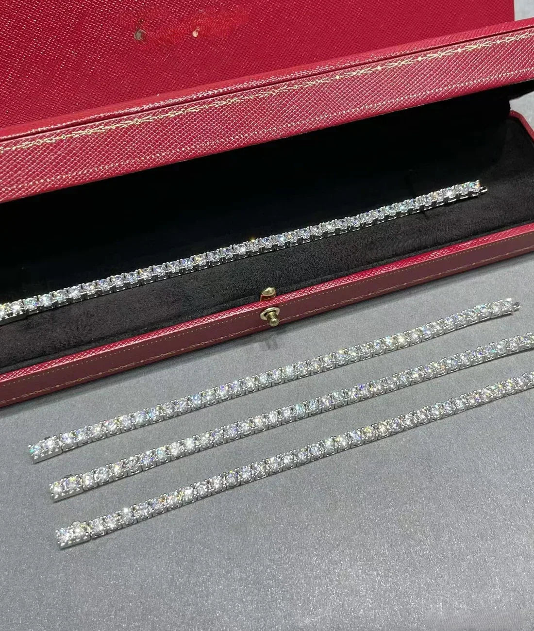 [lume Jewelry] TENNIS BRACELET WITH FULL DIAMOND SETTING