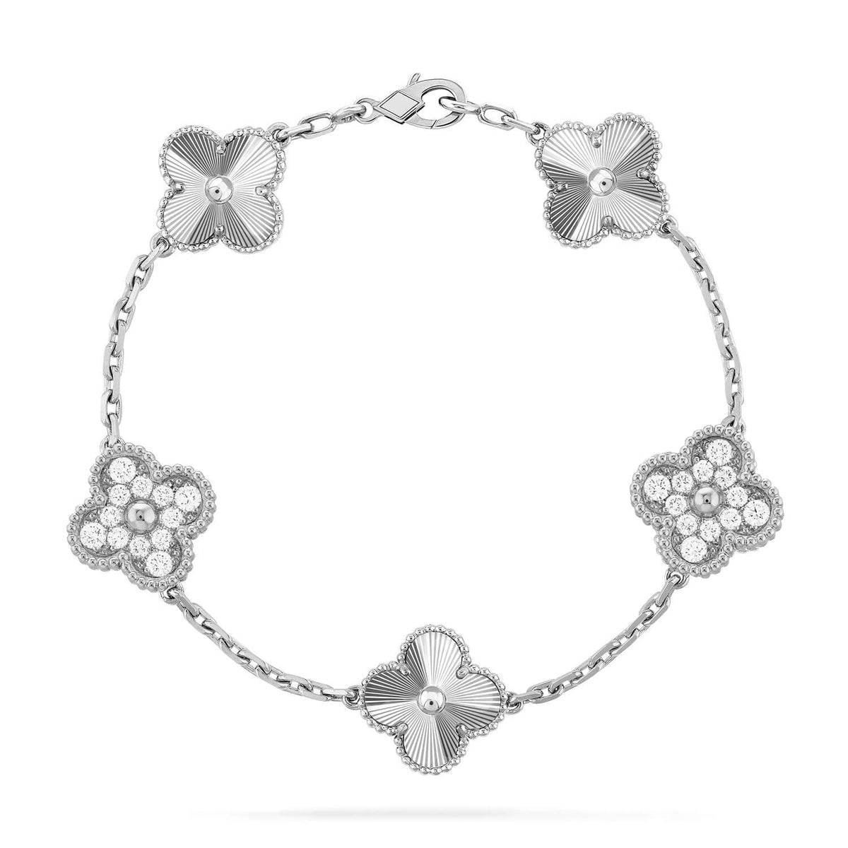 [lume Jewelry]New  CLOVER 5 MOTIF LASER BRACELET COLLECTION