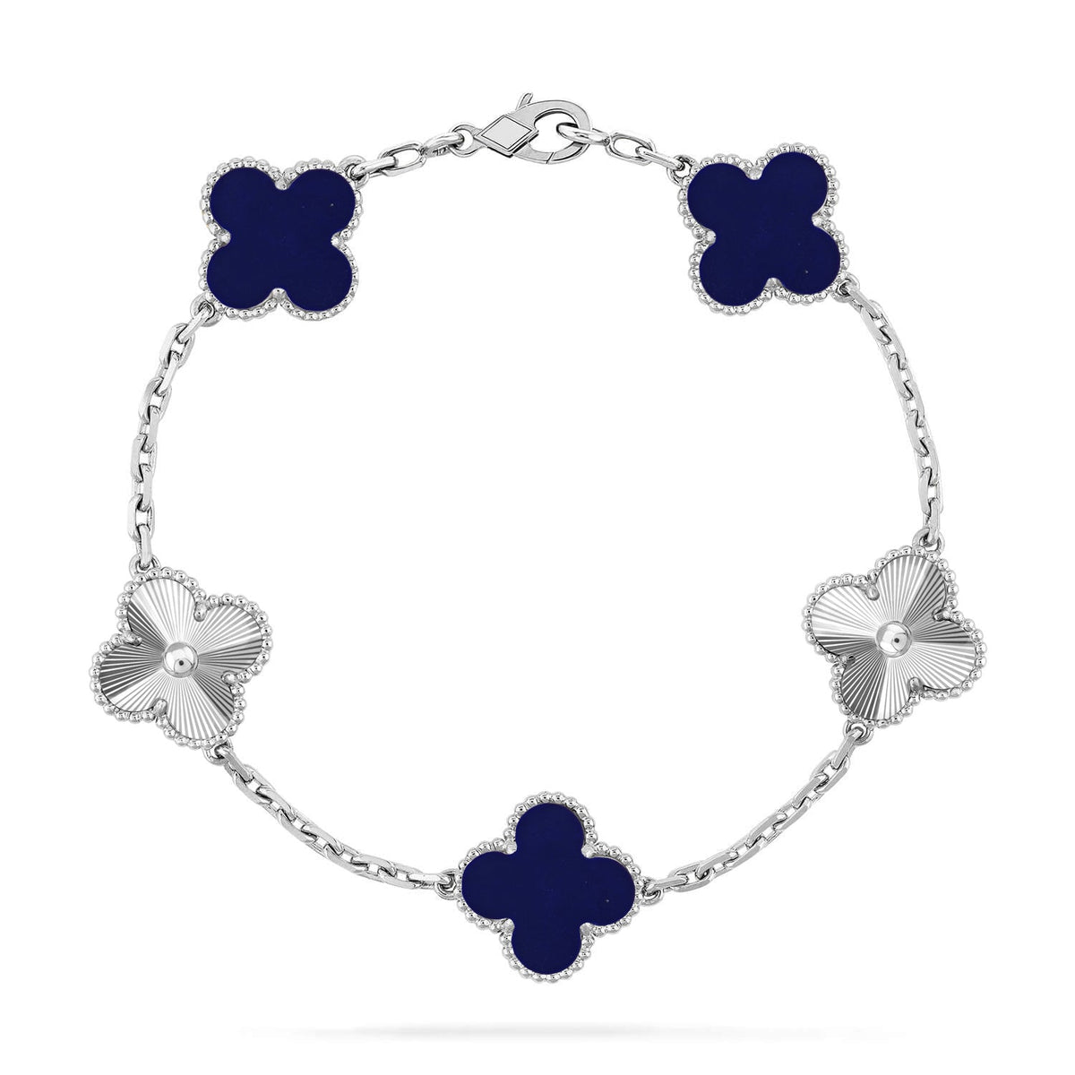 [lume Jewelry]New CLOVER 5 MOTIF LAPIS LAZULI BRACELET COLLECTION
