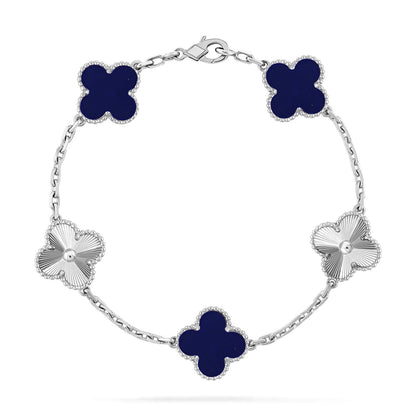 [lume Jewelry]New CLOVER 5 MOTIF LAPIS LAZULI BRACELET COLLECTION