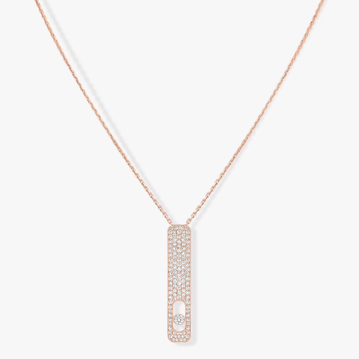 [lume Jewelry]MY FIRST DIAMOND PAVED NECKLACE