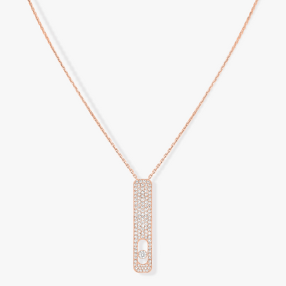 [lume Jewelry]MY FIRST DIAMOND PAVED NECKLACE