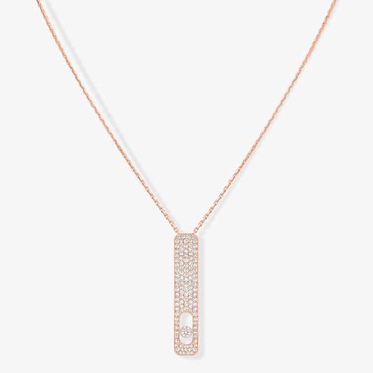 [lume Jewelry]MY FIRST DIAMOND PAVED NECKLACE