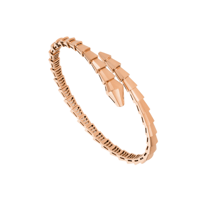 [lume Jewelry]Viper Silver No‑Diamond Snake Bracelet