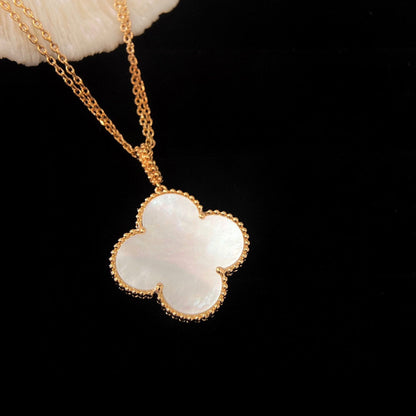 ¡®lume Jewelry¡¯CLOVER 25MM MOP LARGE PENDANT NECKLACE