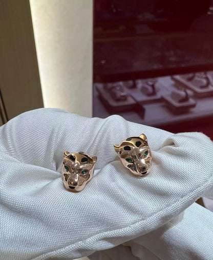 [lume Jewelry] CHRRTAH-PRINT STUD EARRINGS, THREE COLORS