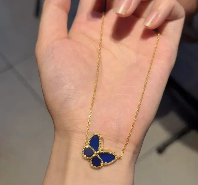 [lume Jewelry] BUTTERFLY BLUE NECKLACE