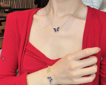 [lume Jewelry] BUTTERFLY BLUE NECKLACE