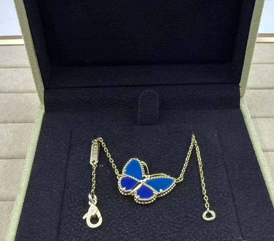 [lume Jewelry] BUTTERFLY BLUE NECKLACE