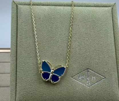 [lume Jewelry] BUTTERFLY BLUE NECKLACE