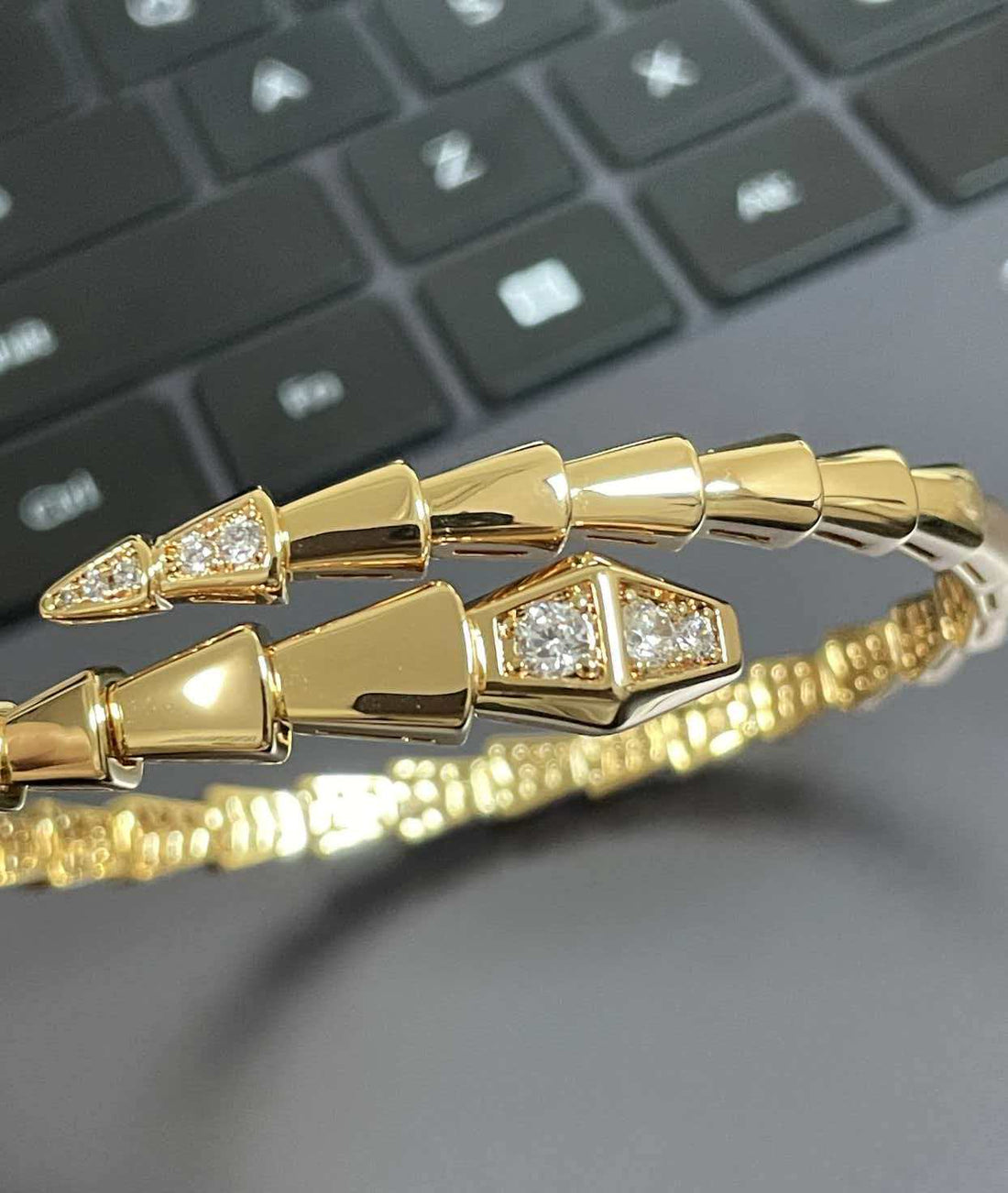[lume Jewelry]SERPENTI BRACELET DIAMONDS