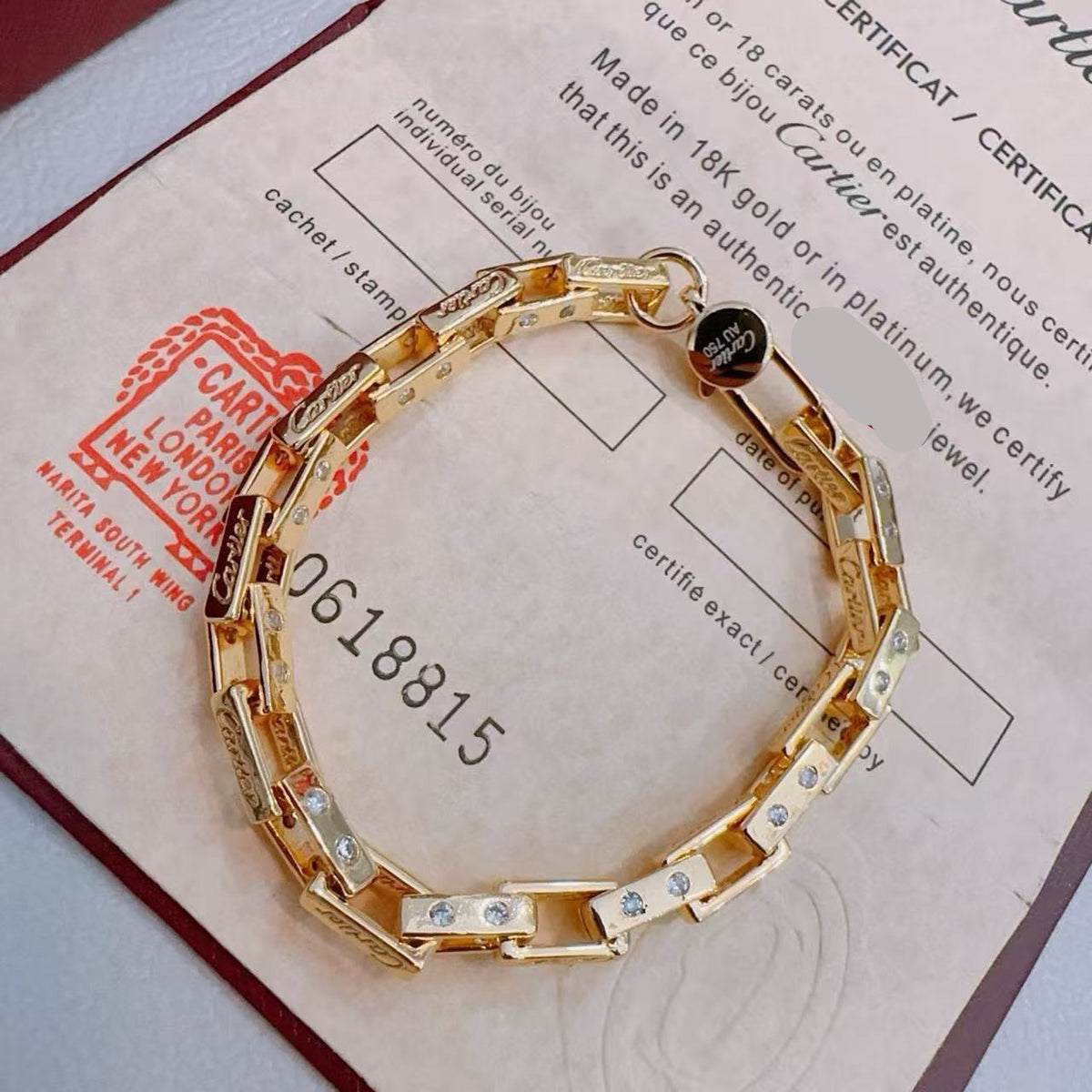 [lume Jewelry]18K gold bracelet