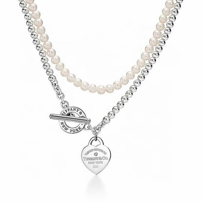 [lume Jewelry] Double-clasp Pearl Necklace、Bracelet