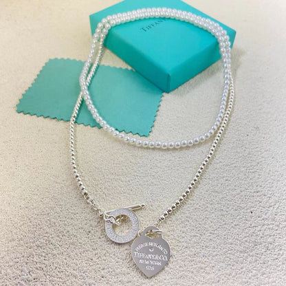 [lume Jewelry] Double-clasp Pearl Necklace、Bracelet