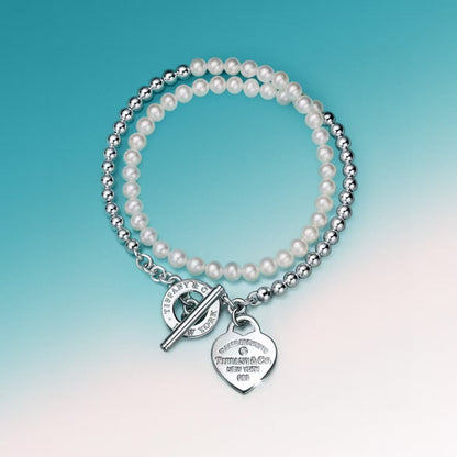 [lume Jewelry] Double-clasp Pearl Necklace、Bracelet