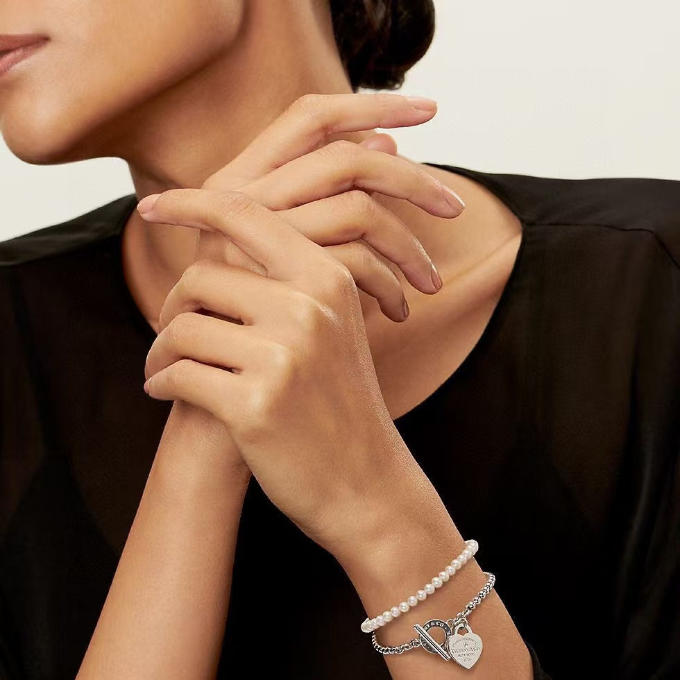 [lume Jewelry] Double-clasp Pearl Necklace、Bracelet