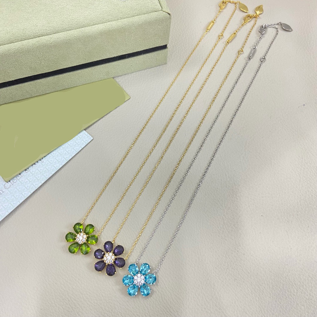 [lume Jewelry] flower necklace