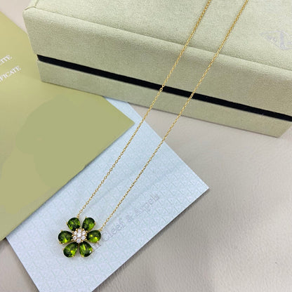 [lume Jewelry] flower necklace