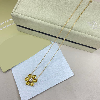 [lume Jewelry] flower necklace