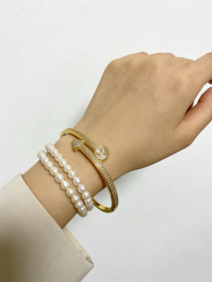 [lume Jewelry] Full Diamond Bracelet