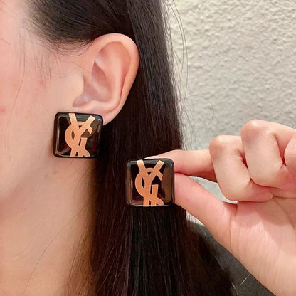 [lume Jewelry]Classic Letter Earrings