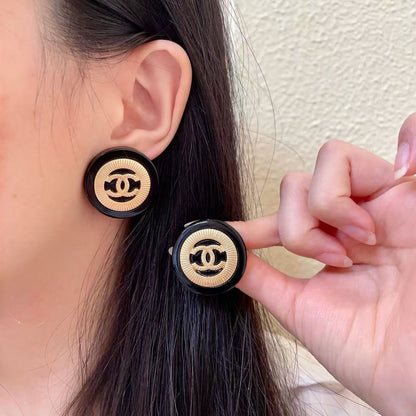 [lume Jewelry]Classic Double C Earrings