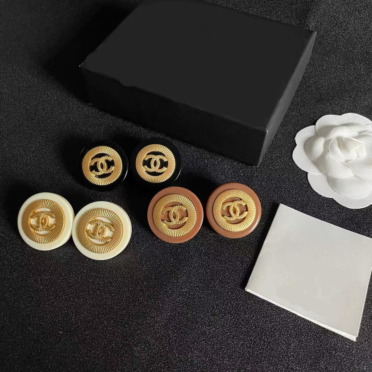 [lume Jewelry]Classic Double C Earrings