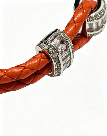 ¡®lume Jewelry2026 New Half-Diamond Horseshoe Buckle Bangle